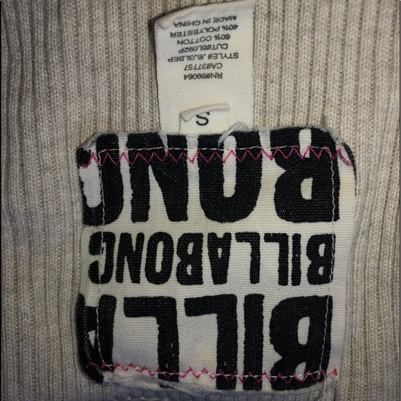 BILLABONG Tan Jacket with Hoodie - Picture 3 of 3